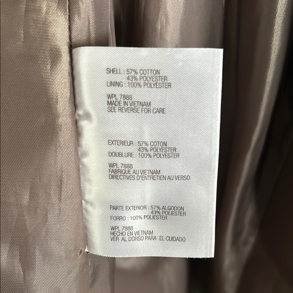 *SOLD* Brown Double-Breasted Trench Coat - Picture 9 of 10